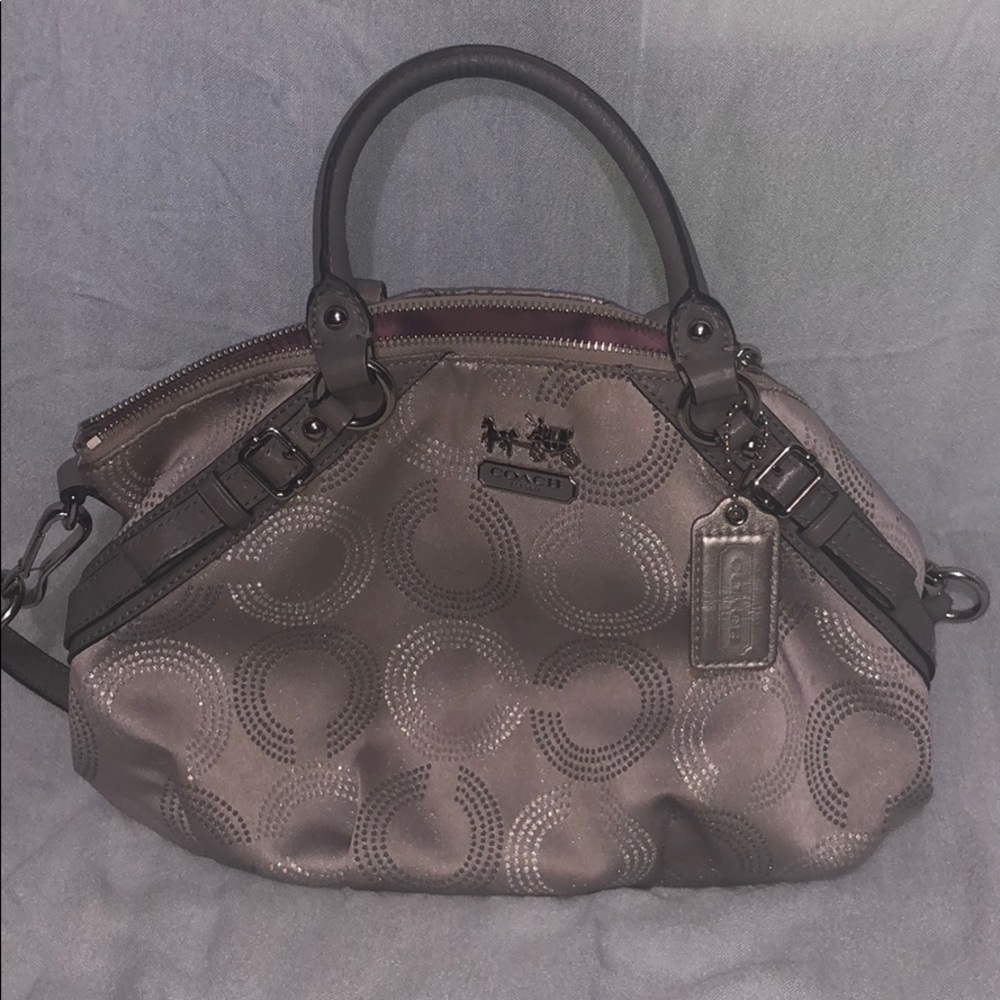 Coach silver bag
